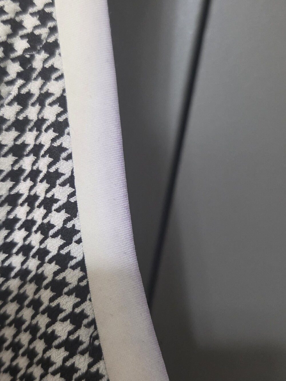 Alice + Olivia Houndstooth Blazer Jacket Black White Size 8 - Picture 5 of 15